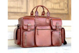 ساک مسافرتی چرم طبیعی مدل کویر