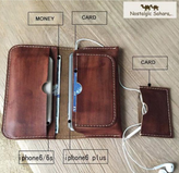 کیف موبایل چرم طبیعی مدلM735