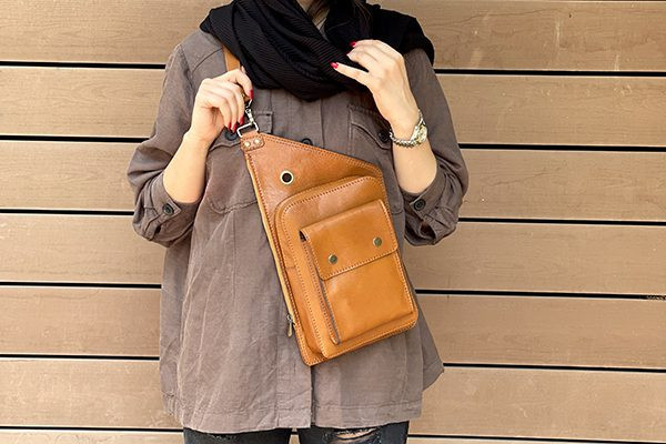 کیف کوله تبلت ۱۰ اینچی چرم طبیعی