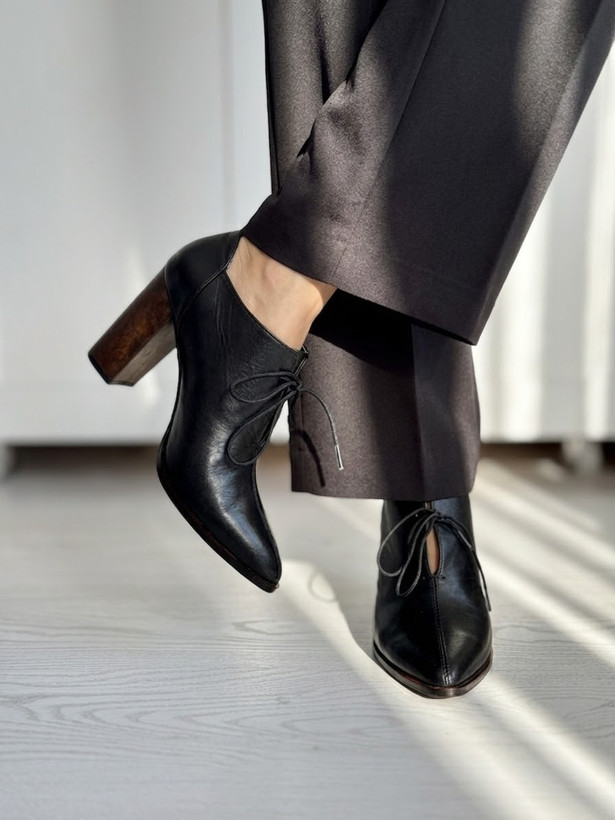 کفش چرم طبیعی مدل Lady shooes